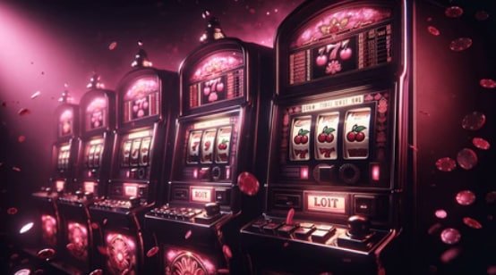 Slot game reels and jackpot symbols on parlay platform